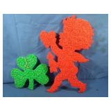 Vintage Popcorn Shamrock&Cupid