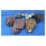 Baseball Gloves-MacGregor,Wilson&more&Baseballs