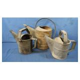 Antique Galvanized Watering Can Largest is