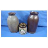 3 Vintage/Antique Crocks