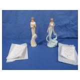 2 Hamilton Collection Princess DI Figurines