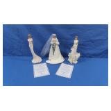 3 Hamilton Collection Princess DI Figurines