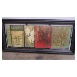 Framed Bombay Orchid Wall Art by Liz Jardine