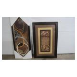 NIB FramedAbstract Print40x17",Framed