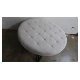 Circular Cloth Hassock,approx 34"W,17"H(new)