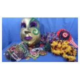 Mardi Gras Jumbo Face Mask