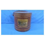 Small Wooden Storage Bucket know as a Firkin