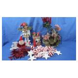 Vintage Ceramic &Paper Mache Christmas Items&more