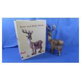 Deer&Baby Statue