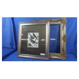 Framed/Matted Bird Print(26x23"),Picture Frame