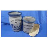 Ligonier PA Crock,Laughlintown Bicentennial Crock