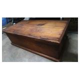 Vinage Wooden /chest 12"Hx37"Wx19.5"D
