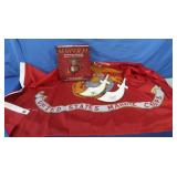 Marine Corp Flag&Boot, 2 Porelaine Syriner
