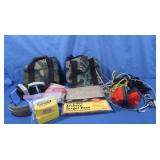 2 Pair Headphones,Small Bags&more