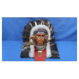 Vintage Native American Spirit Mask Wall Art