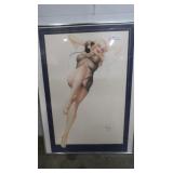 Framed Woman print Vazoa 45"x30"