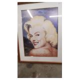 Framed Marilyn Monroe Print  oocampo  32"x26"