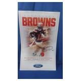 Autographed Poster for 2016,NFL Game Between