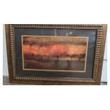 Framed Autmn Print 37"x26"