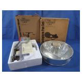 Pampered Chef Springform Pan Set&Apple