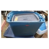 Large Bin Lot most w/lids