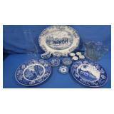 Olde English Staffordshire Souvenir Plates,Knick