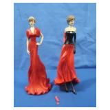 2 Hamilton Collection Princess DI Figurines(1