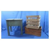 Vintage Shoe Shine Valet Stand