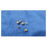 Ball Earrings(x-tra backs) .4gr