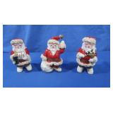 Vintage Ceramic Santa Figures