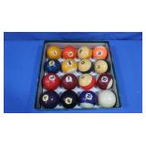 Vintage Belgian Aramith Balls w/White Ball