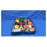 Vintage Belgian Aramith Balls(no white ball)