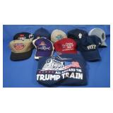 Asst Hats-Pitt,Trump,Nascar&more