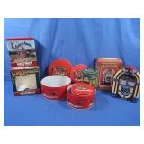 Retro-style Jukebox AM/FM Radio 6"x3.5"x8.5"H,