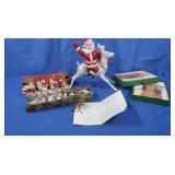 Vintage Plastic Santa,Vintage Christmas