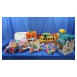 FP Toys-Barn, Lift&Load Depot, Little People,Fire
