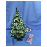 Vintage Ceramic Lighted Christmas Tree-Missing
