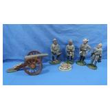 Resin Civil War Figurines&Cannon