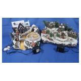 Fiber Optic Musical Christmas Scene