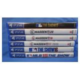 PS4 Games-Madden-20,16,27&The Show-15,16,17
