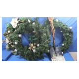 3 Decorative Christmas Wreaths-30"(2