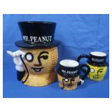 Nabisco Collection Mr. Peanut Cookie Jar,2 Mr.