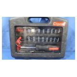 Crescent Screwdriver&Bit Set w/case-appears new