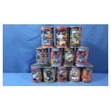 12 Cans Pinnacle Trading Cards,various