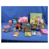 Toys,Piggy Bank,Slinky,Games&more