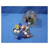 Vintage Glass Marbles,Some Shooters