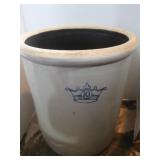 10 Gal Blue Crown Crock,no cracks 14x17"H