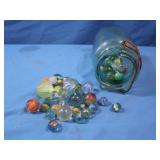 Vintage Glass Marbles,Some Shooters
