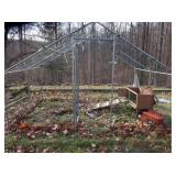 Aluminum Frame sm Animal Pen w/contents 10