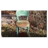 Metal Step Stool Chair